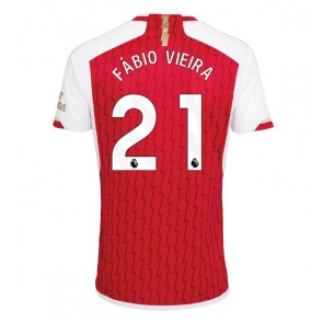 Arsenal Fabio Vieira #21 Hjemmebanetrøje 2023-24 Kort ærmer